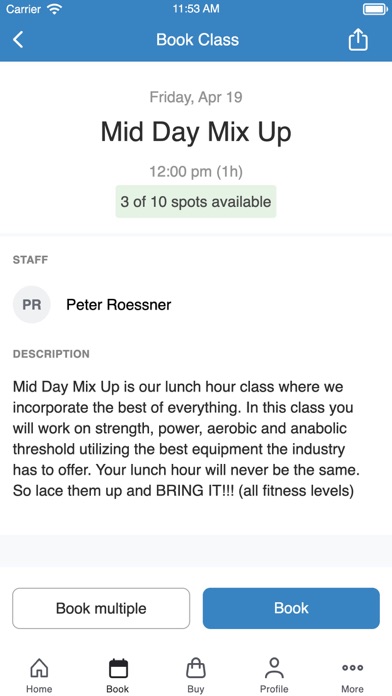 Steadfast Fitness & Performanc Screenshot
