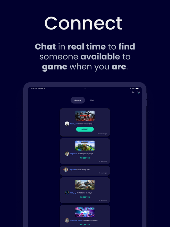 PaxJax iPad screenshot 5 - Social Networking app