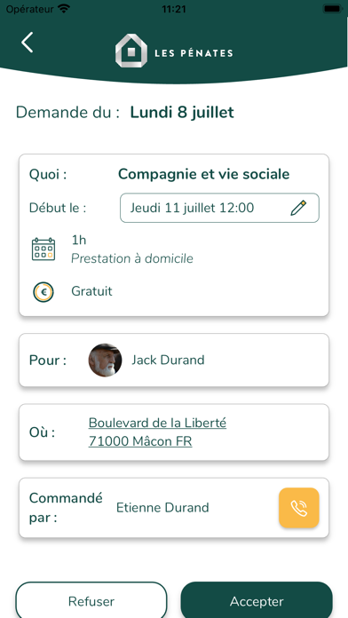 Pénates Partners Screenshot