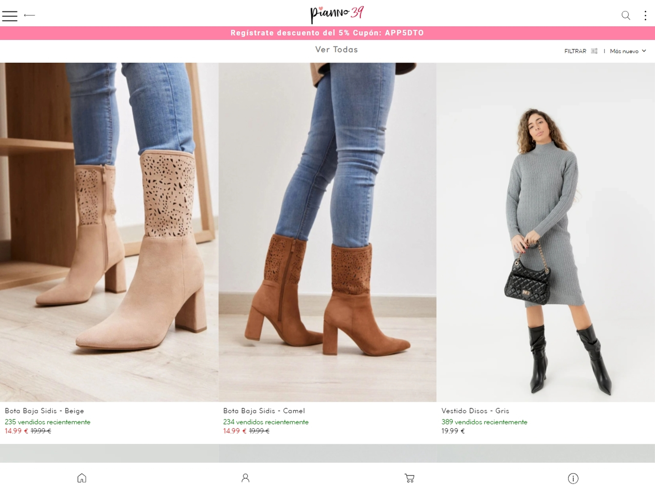 Pianno 39 - Moda para mujer screenshot 6