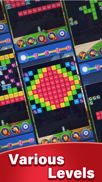 Bricks Breaker Smash Screenshot