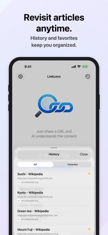 LinkLens - AI URL Summarizer Screenshot 4 of 7