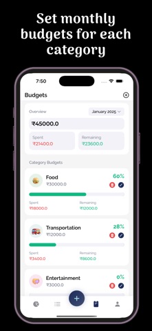 ExpenseJar: Track & Budget screenshot