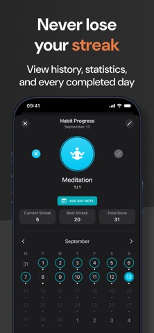 Habit Tracker: iHabits Screenshot 2 of 3