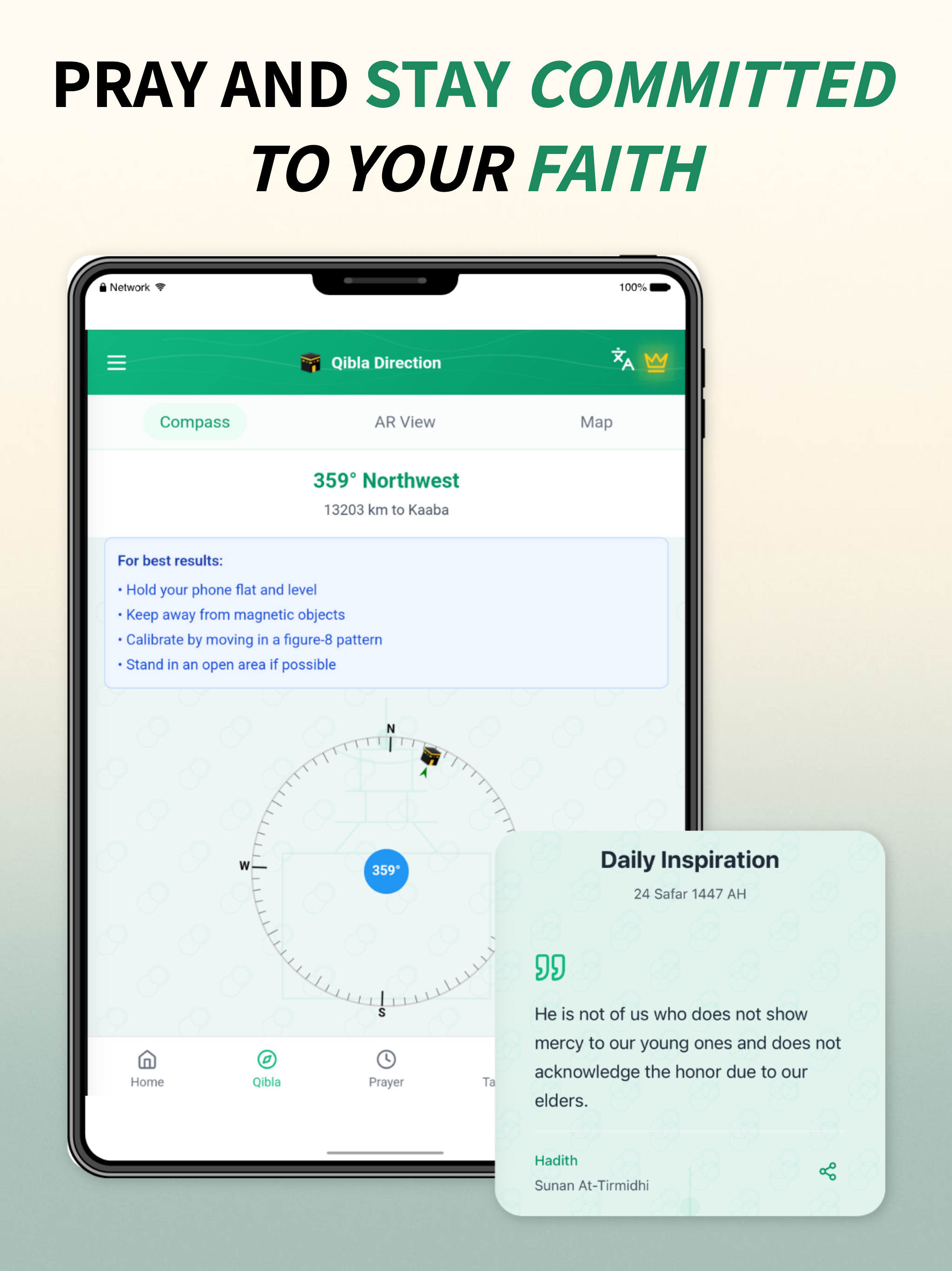Qibla Tracker: Qibla Direction