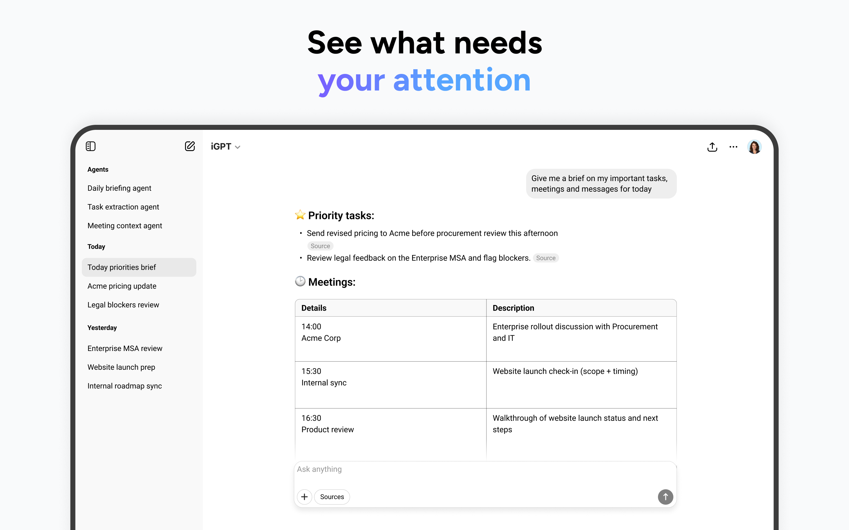 iGPT: AI Email Intelligence