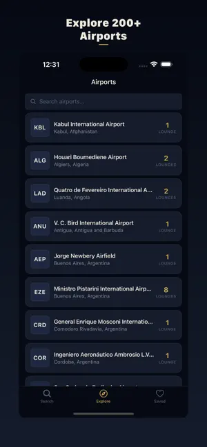 Airport Lounge List screenshot 2