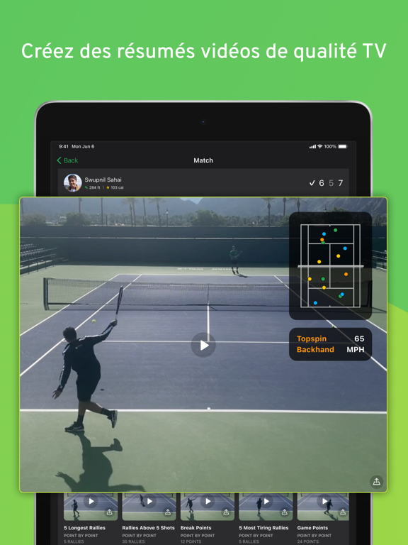 Screenshot #6 pour SwingVision: Tennis Pickleball