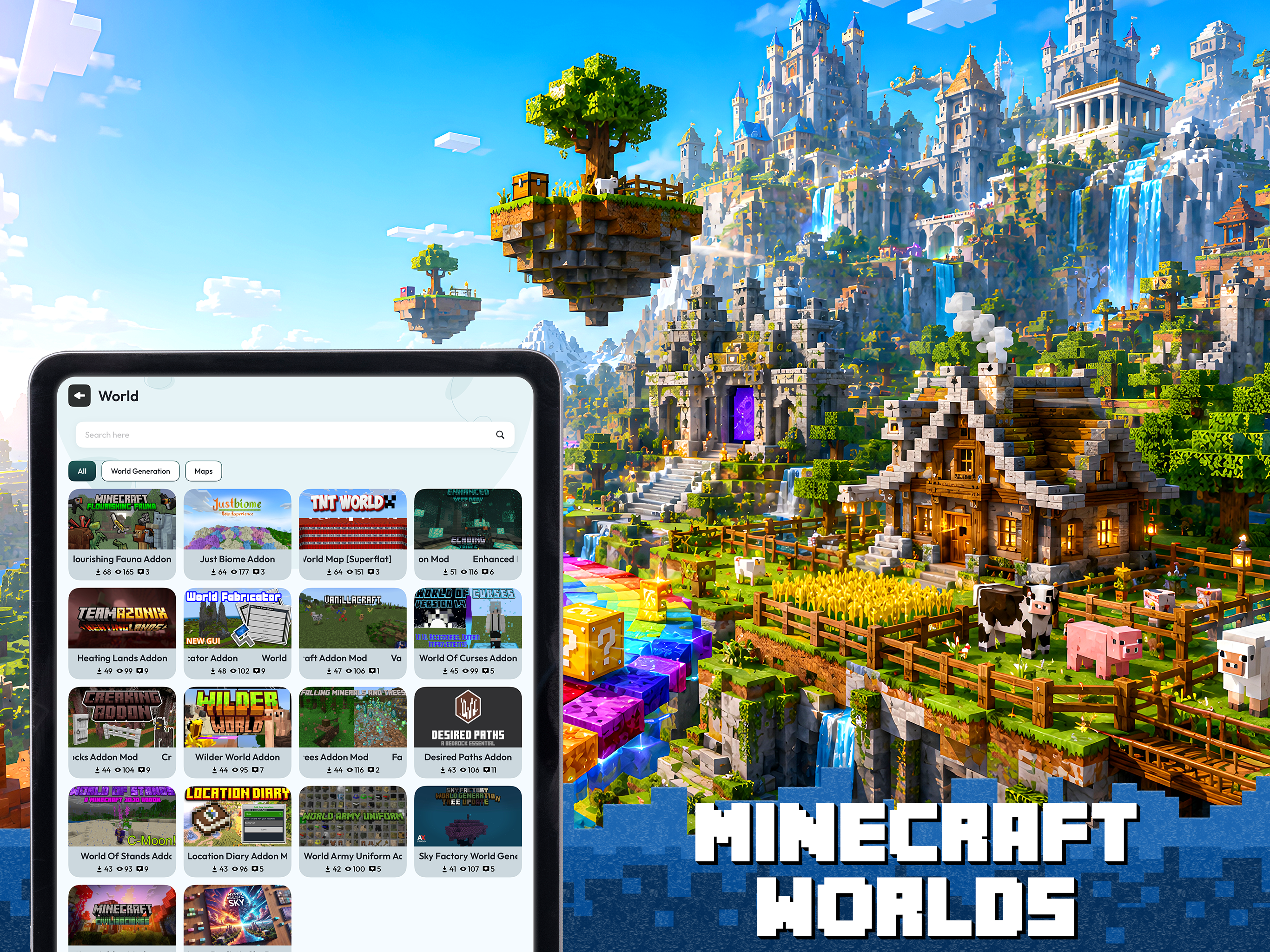 CraftyBox Addon World for MCPE screenshot 15