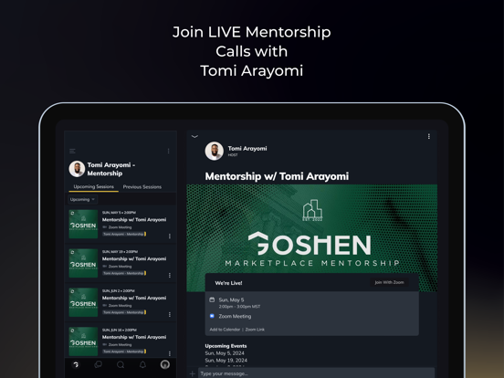 Goshen iPad screenshot 3 - Social Networking app