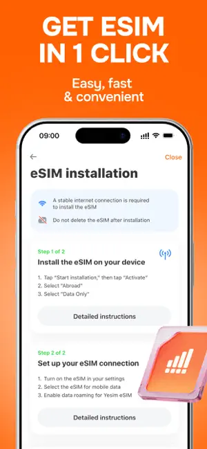 Yesim: eSIM & Mobile Internet screenshot 3