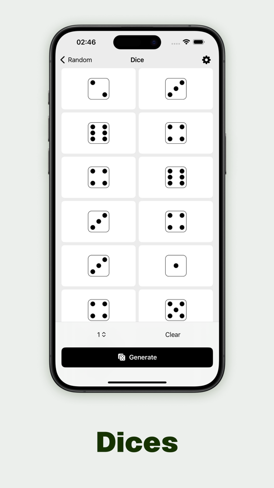 #7. Random - Things Generator (iOS) Ved: Bruno Pistarino