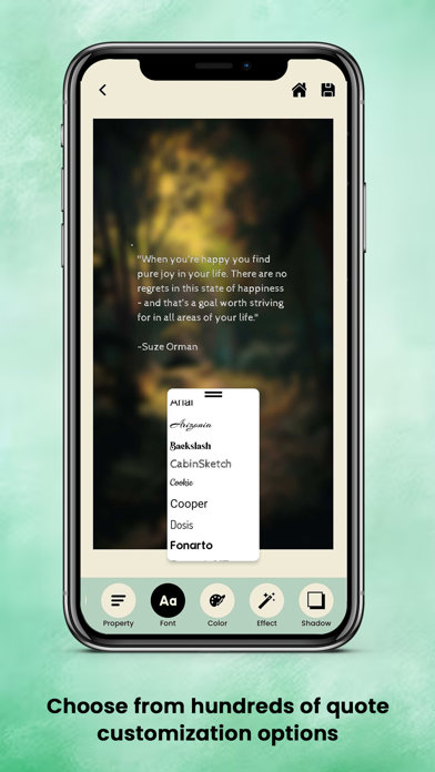 Best Quotes & Sayings Creator Screenshot