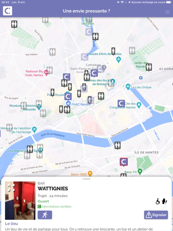 Screenshot #6 pour ICI toilettes