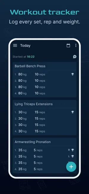 GymSet: Strength Training screenshot 1