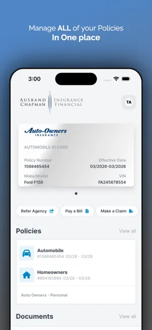 Ausband Chapman Insurance screenshot 1