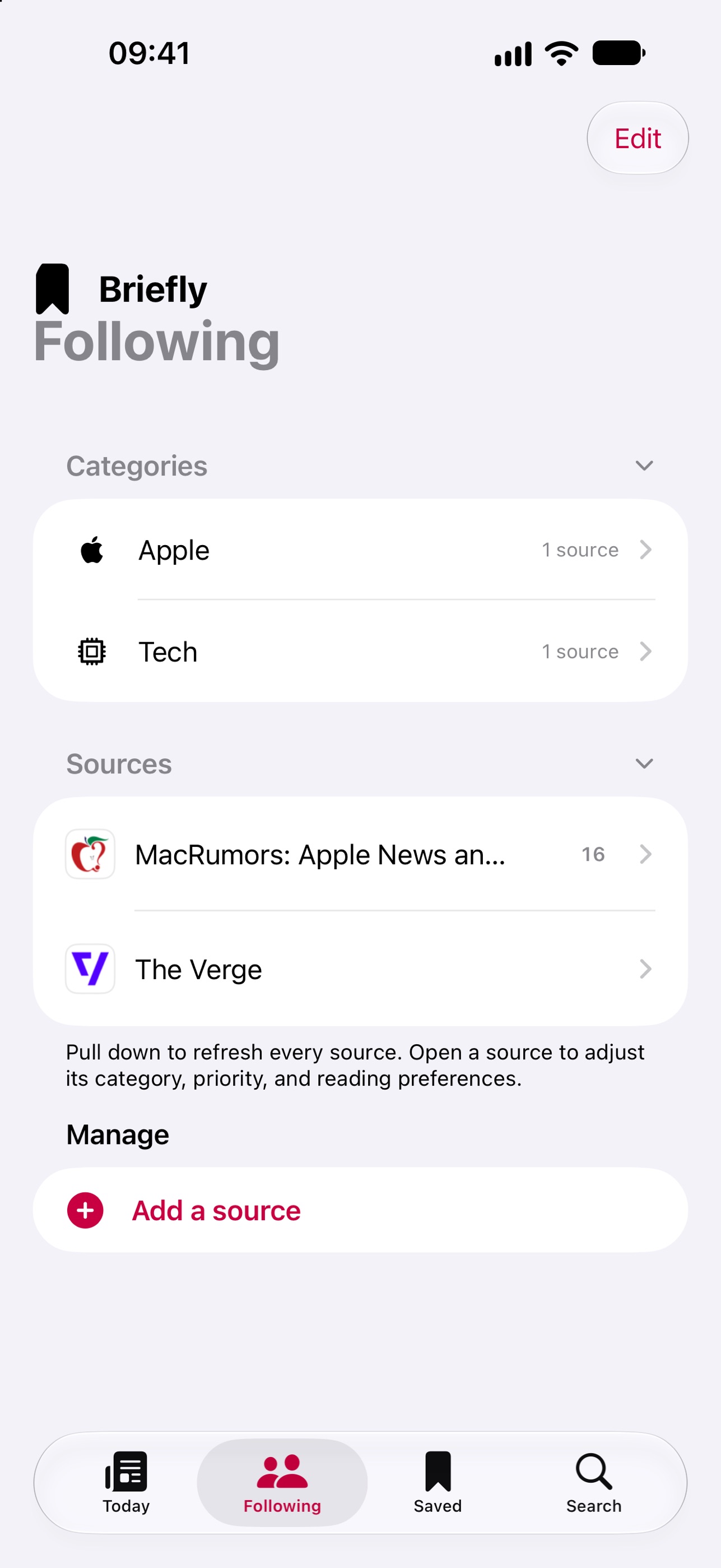 Screenshot 3 of Briefly - Daily News