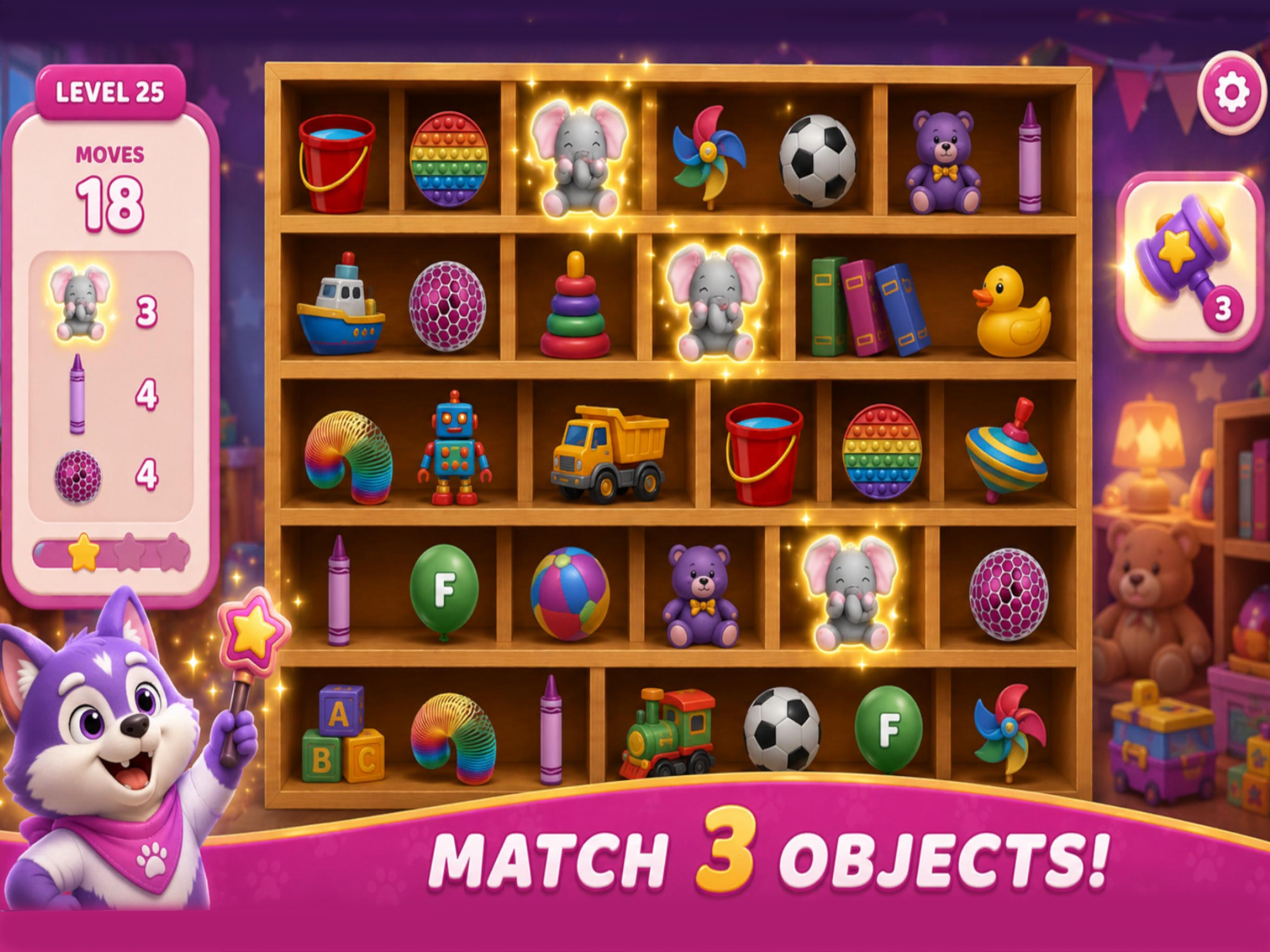Match 3 Goods: 3D Sorting