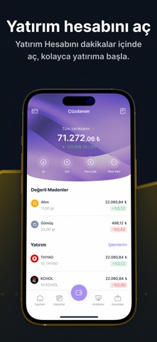 ForInvest: Borsa, Hisse, Altın screenshot