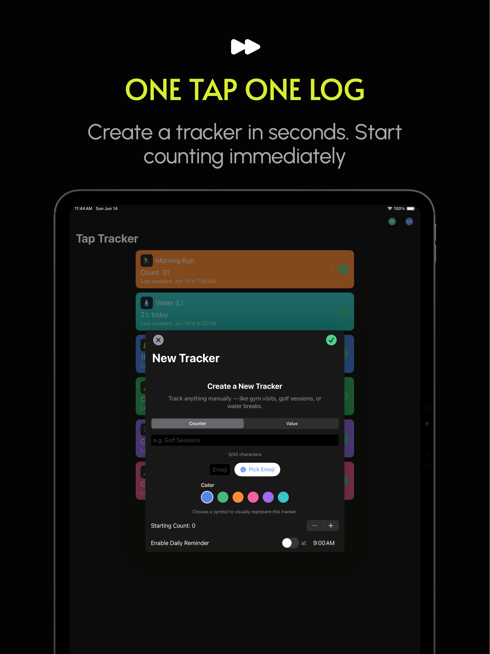 Tap Tracker