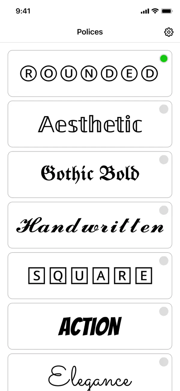 Screenshot #1 pour Clavier personnalisé, polices