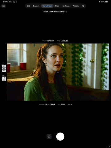 Production Shot Lists iPad screenshot