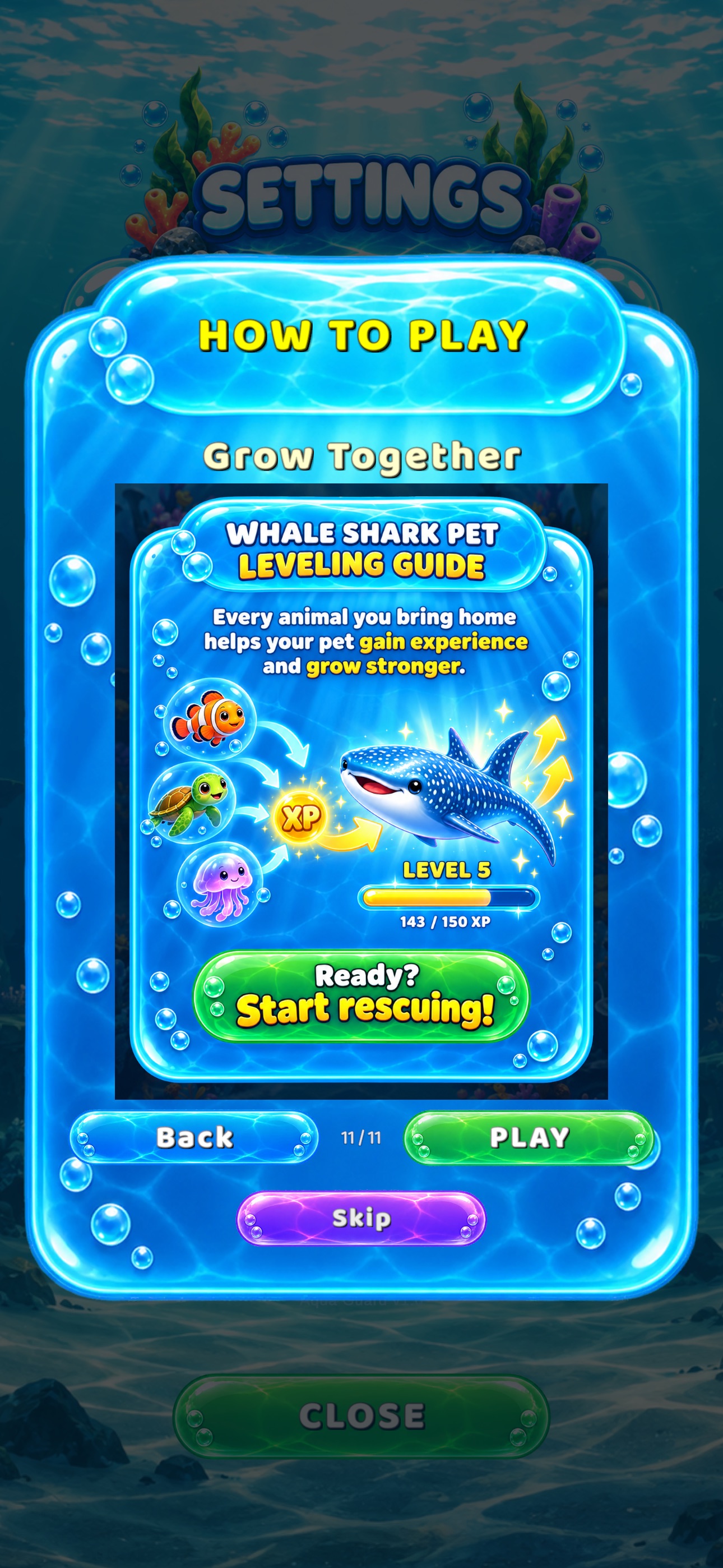 Screenshot 9 of Aqua Keeper: Match 3 Puzzle