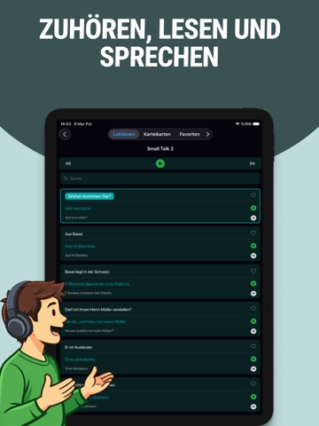 Griechisch einfach lernen iPad screenshot