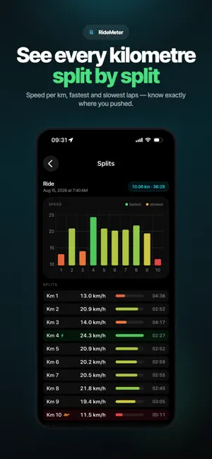 RideMeter: Bike, Run & Walk screenshot 3