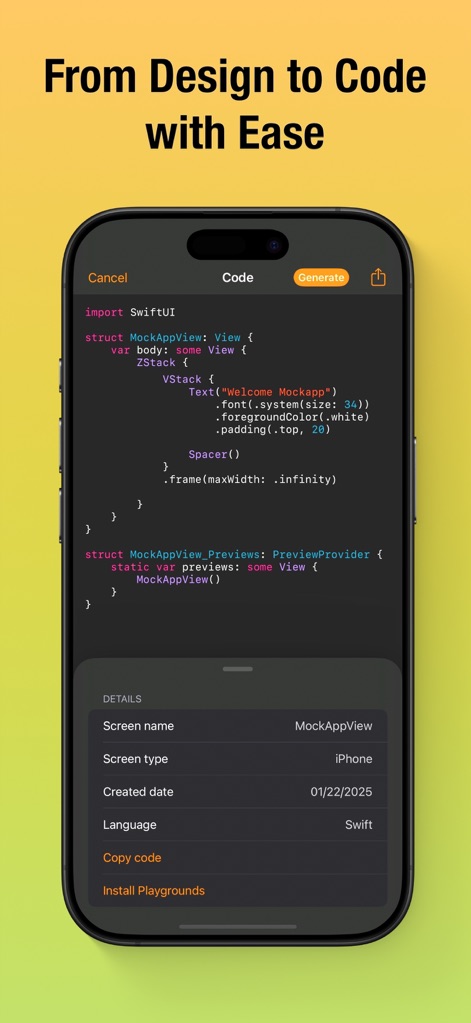 MockApp Wireframe UI Mockup - App de Para desarrolladores | MWM