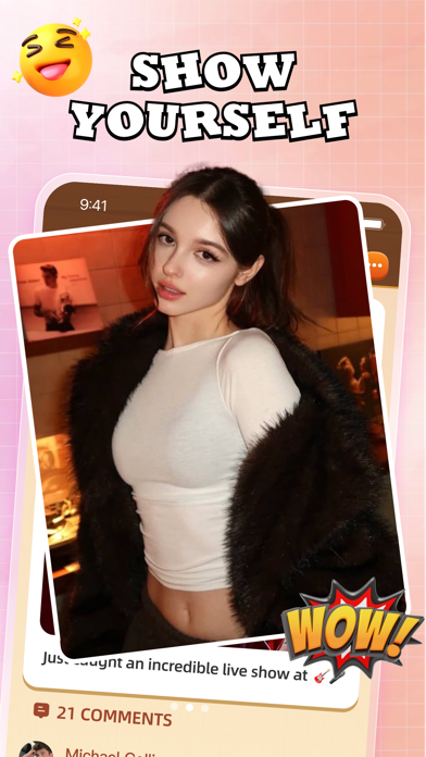 Chat Now，Video Friends - RoFun Screenshot