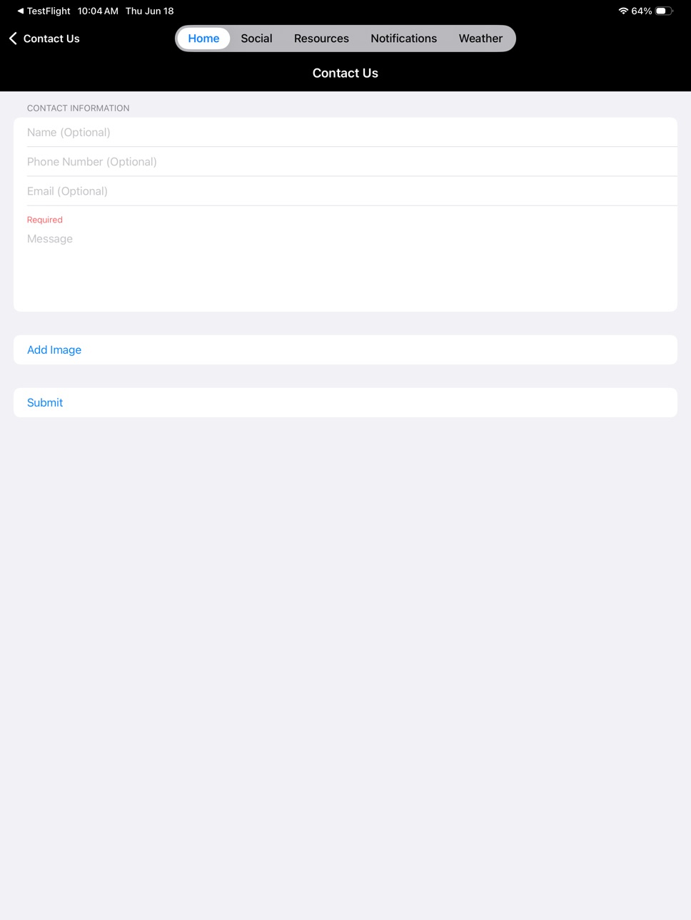 iPad screenshot