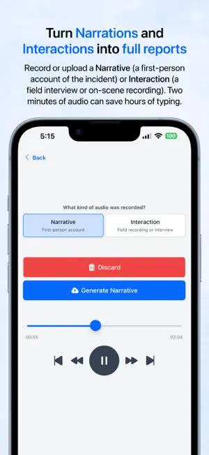 Police Narratives AI screenshot 2