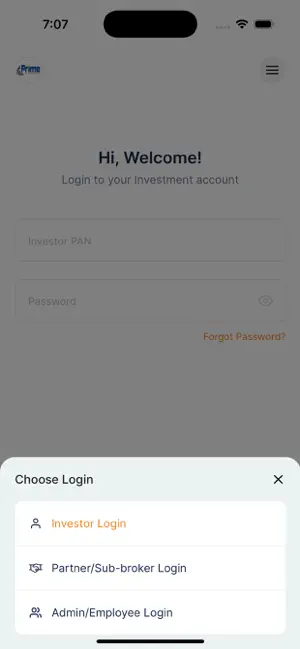 Prime Finserve screenshot 2