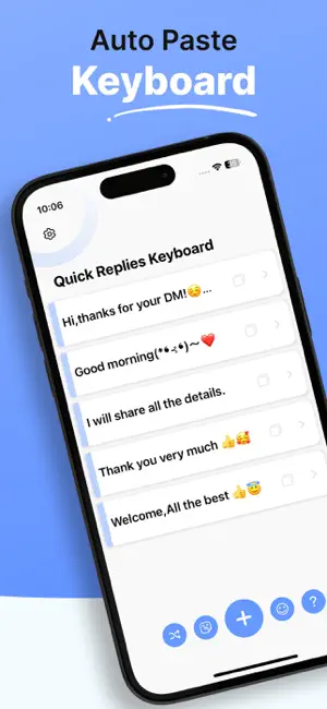 Auto Paste Keyboard App screenshot 1