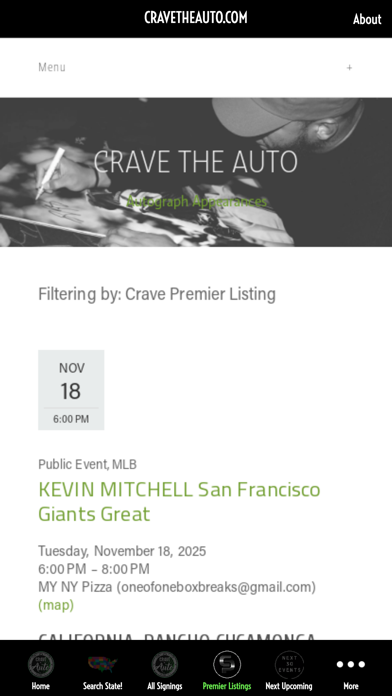 CRAVE THE AUTO iPhone screenshot 4 - Sports app