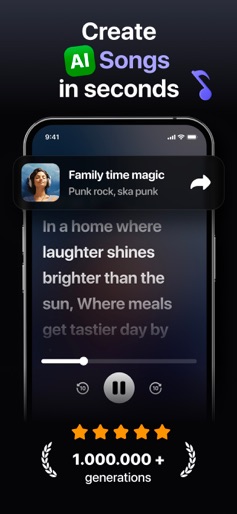 AI Song Music Generator: Muzio screenshot