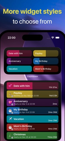 Tmmr – Countdown & Event Timer Screenshot 5 of 5
