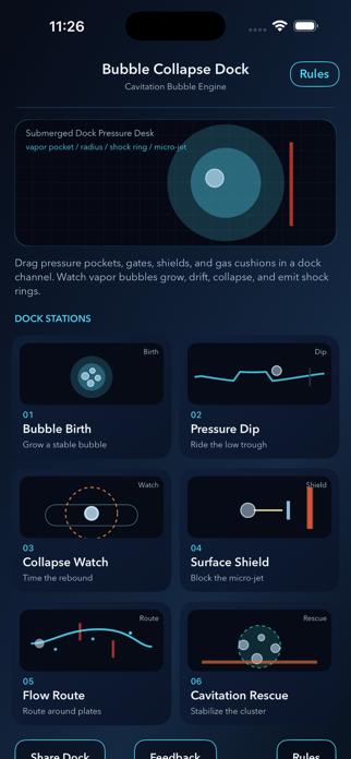 Bubble Collapse Dock Screenshot 1 of 7