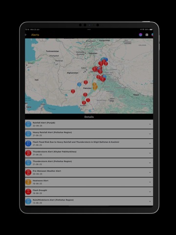 PAK NDMA-Disaster Alert iPad screenshot