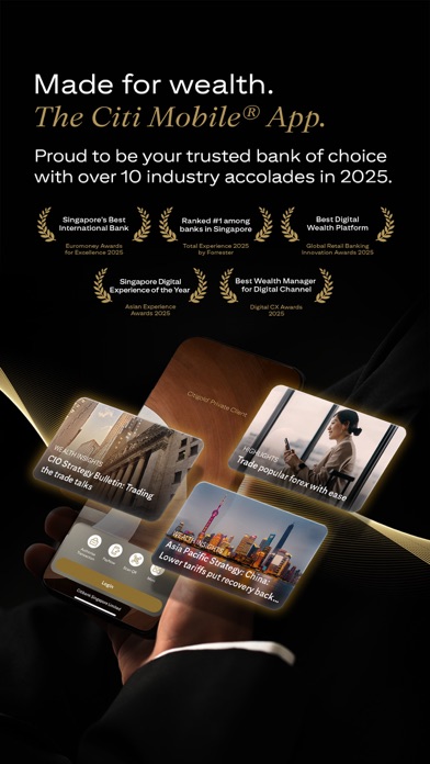 Screenshot 1 of Citibank SG App