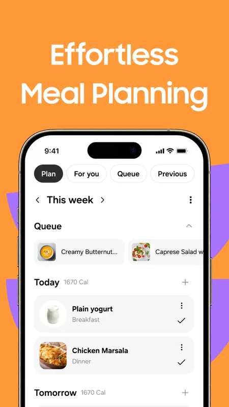 Samsung Food: Meal Planner screenshot 2 of 8