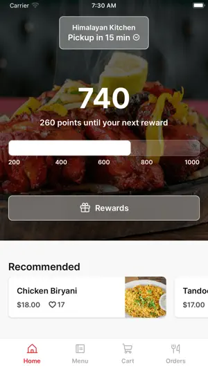 Himalayan Kitchen SD screenshot 1