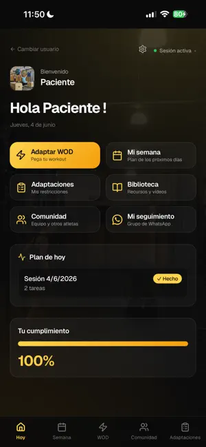 FisioFit App screenshot 2