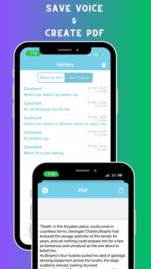 Voice notebook speech to text screenshot 4
