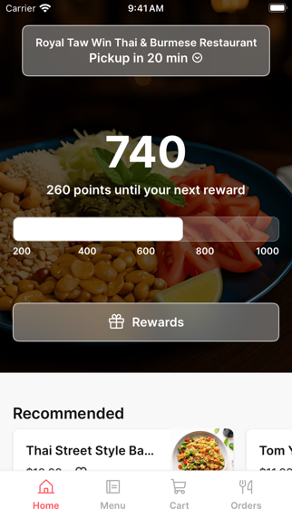 Royal Taw Win Thai & Burmese app screenshot