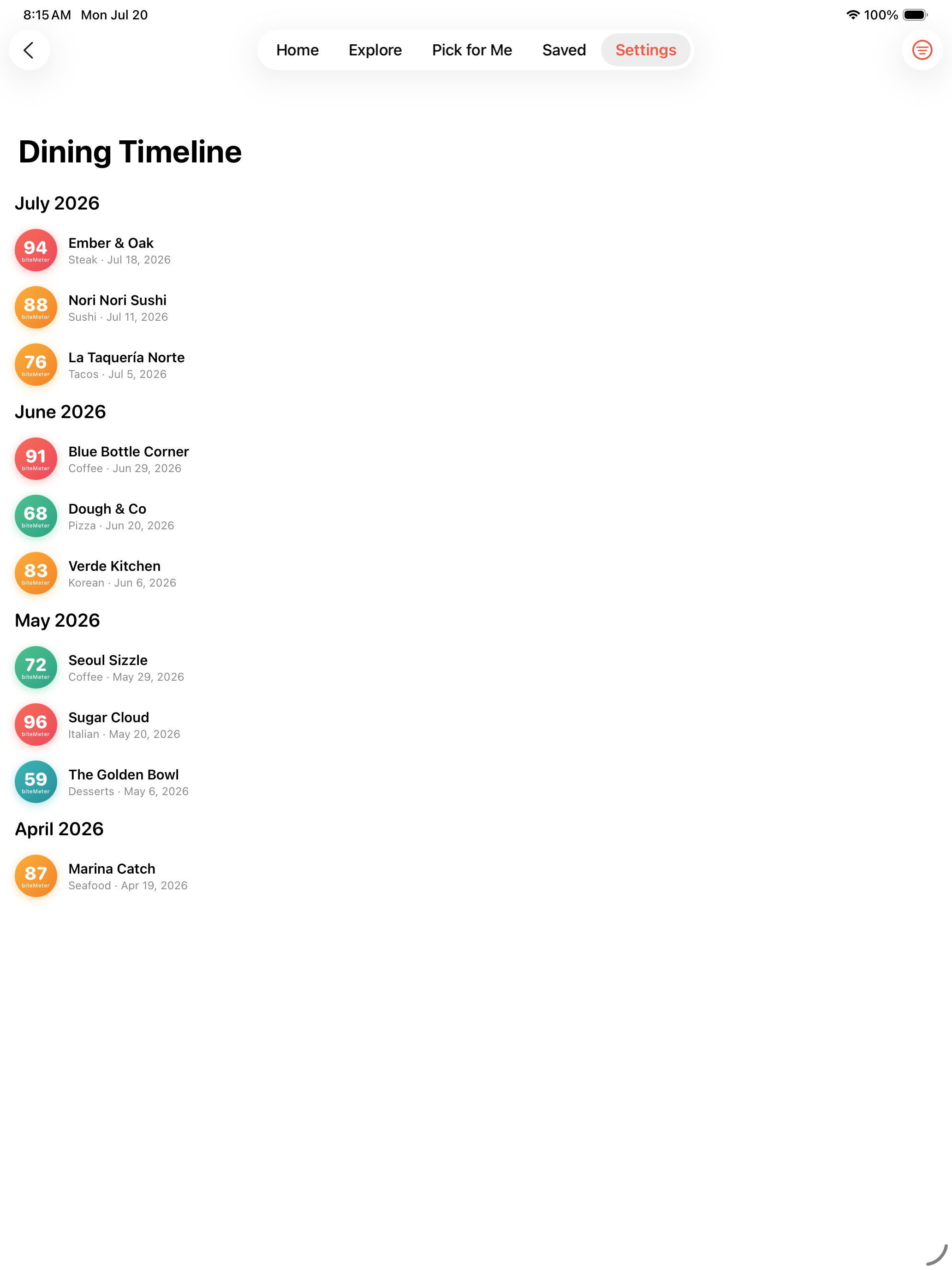 vibEats screenshot 12