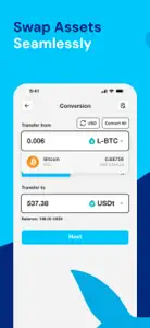 AQUA Wallet screenshot #3 for iPhone