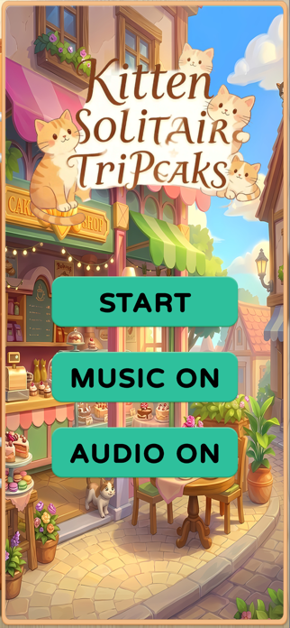 Kitten Solitaire TriPeaks Screenshot 1 of 4