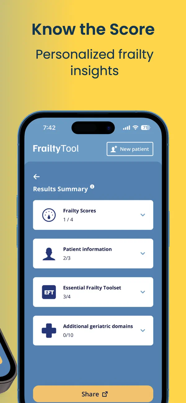 Screenshot #3 pour Frailty Tool